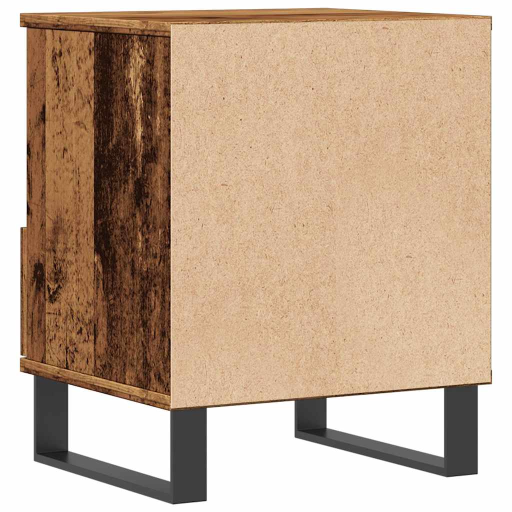 Bedside Cabinet Old Wood 40x35x50 cm Engineered Wood