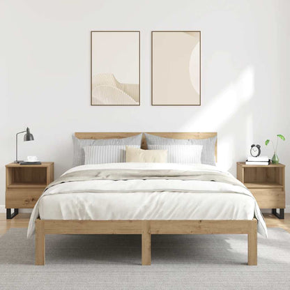 Bedside Cabinets 2 pcs Artisan Oak 40x35x50 cm Engineered Wood