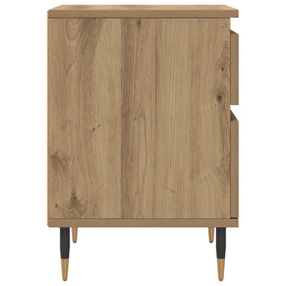Bedside Cabinets 2 pcs Artisan Oak 40x35x50 cm Engineered Wood