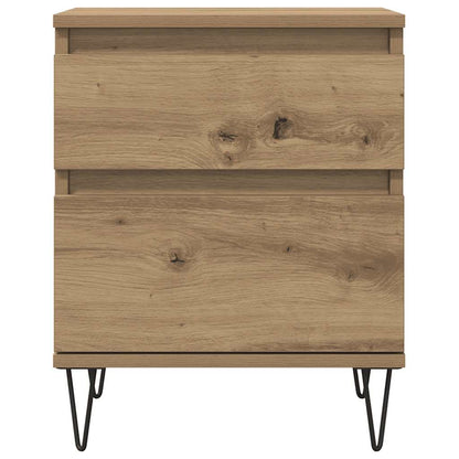 Bedside Cabinets 2 pcs Artisan Oak 40x35x50 cm Engineered Wood