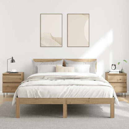 Bedside Cabinets 2 pcs Artisan Oak 40x35x50 cm Engineered Wood