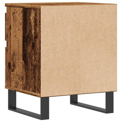 Bedside Cabinets 2 pcs Old Wood 40x35x50 cm Engineered Wood