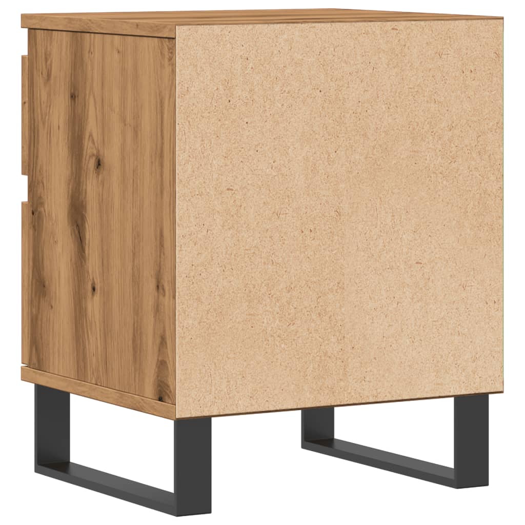 Bedside Cabinet Artisan Oak 40x35x50 cm Engineered Wood