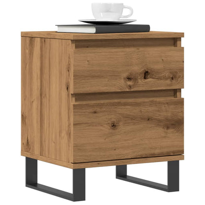Bedside Cabinet Artisan Oak 40x35x50 cm Engineered Wood