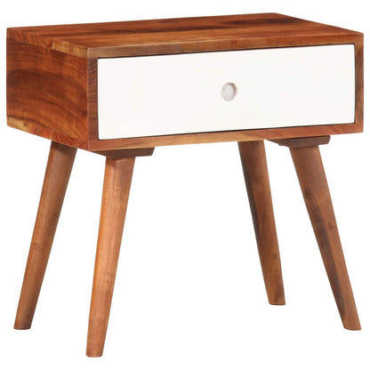 Side Table 45x30x45 cm Solid Wood Acacia