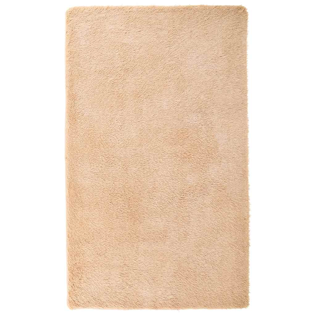 Shaggy Rug High Pile NAVARRA Beige 60x100 cm Polyester