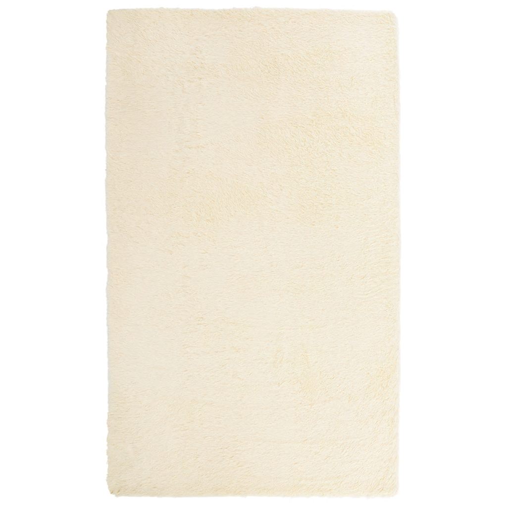 Shaggy Rug High Pile NAVARRA Cream 60x100 cm Polyester