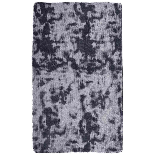 Shaggy Rug High Pile NAVARRA Dark Grey 60x100 cm Polyester