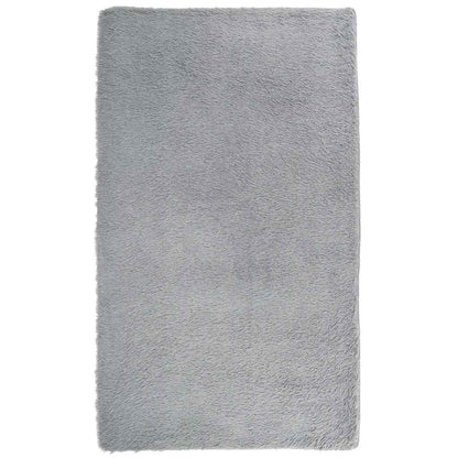 Shaggy Rug High Pile NAVARRA Light Grey 60x100 cm Polyester