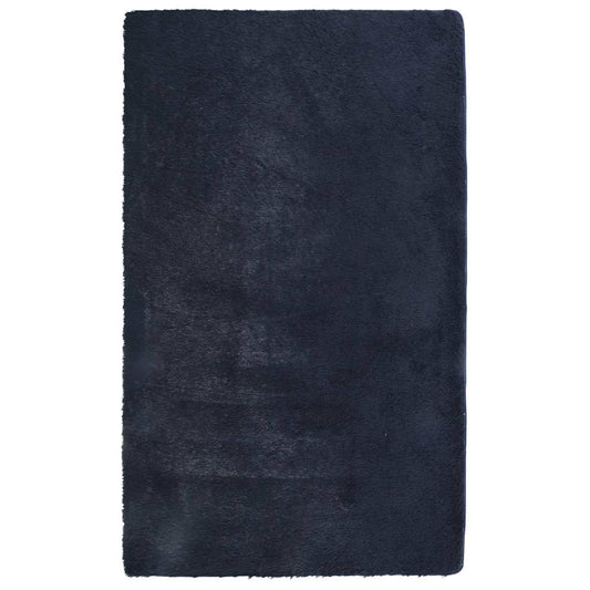 Shaggy Rug High Pile NAVARRA Navy 60x100 cm Polyester