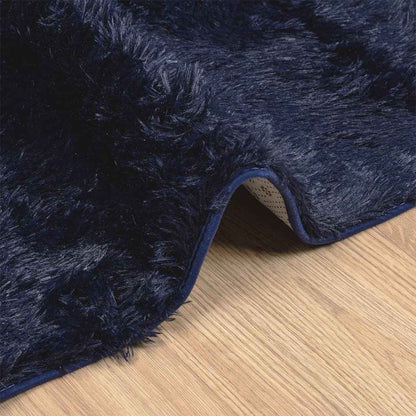 Shaggy Rug High Pile NAVARRA Navy 60x100 cm Polyester