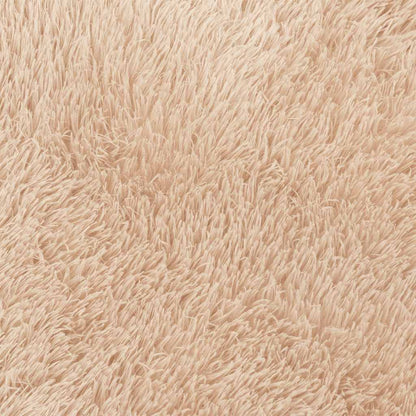 Shaggy Rug High Pile NAVARRA Beige 80x150 cm Polyester