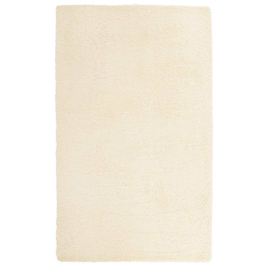 Shaggy Rug High Pile NAVARRA Cream 80x150 cm Polyester