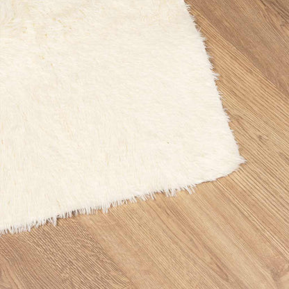 Shaggy Rug High Pile NAVARRA Cream 80x150 cm Polyester