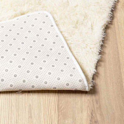 Shaggy Rug High Pile NAVARRA Cream 80x150 cm Polyester