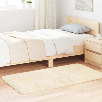 Shaggy Rug High Pile NAVARRA Cream 80x150 cm Polyester