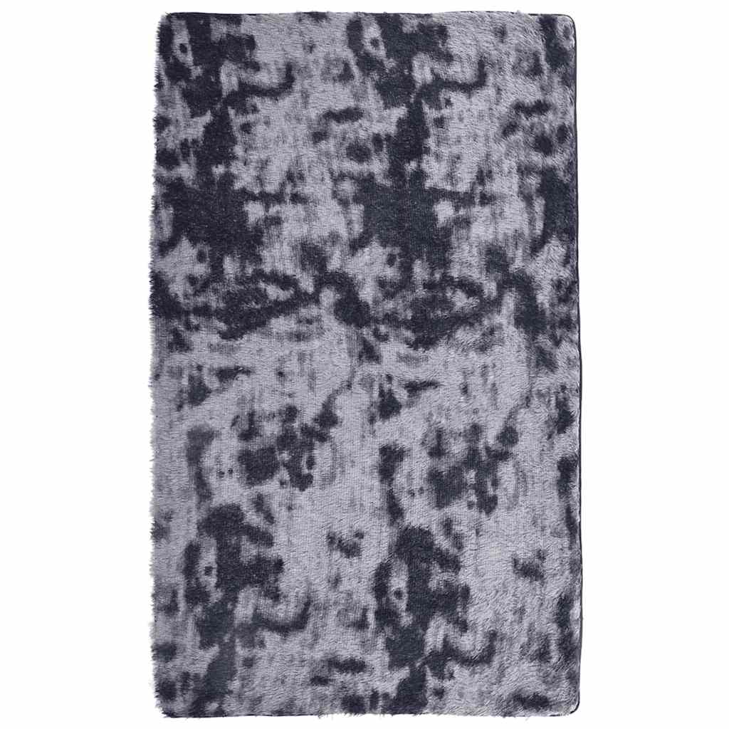 Shaggy Rug High Pile NAVARRA Dark Grey 80x150 cm Polyester