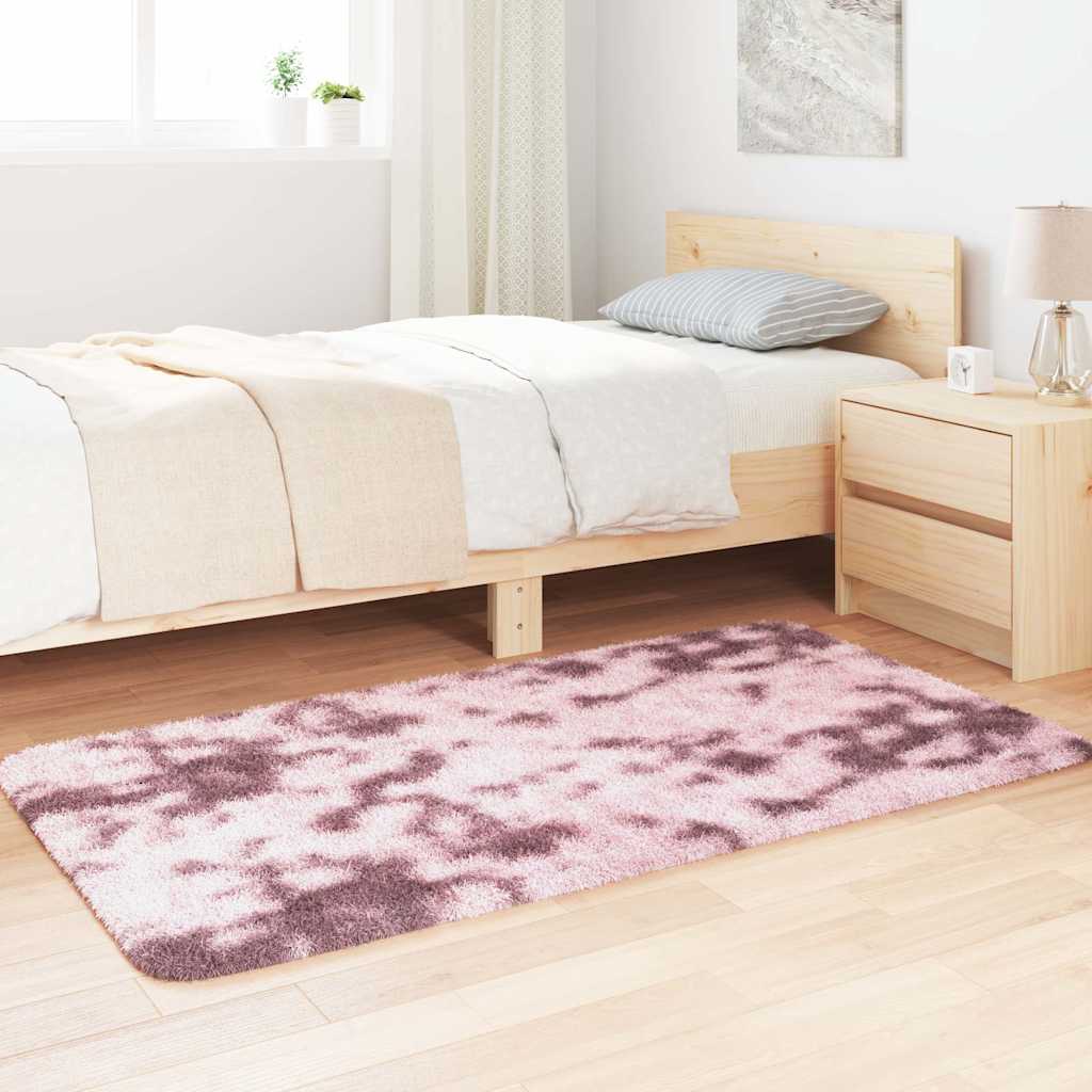 Shaggy Rug High Pile NAVARRA Dusty Pink 80x150 cm Polyester