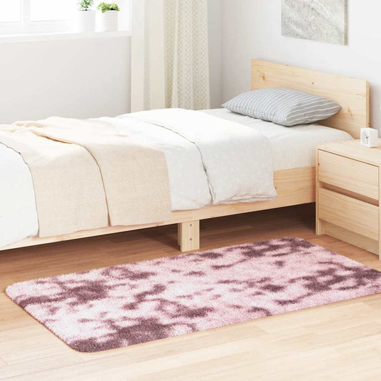 Shaggy Rug High Pile NAVARRA Dusty Pink 80x150 cm Polyester