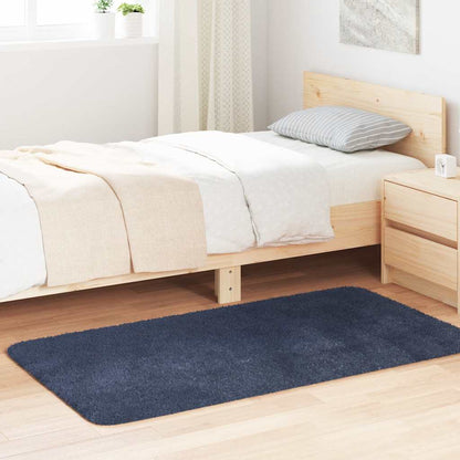 Shaggy Rug High Pile NAVARRA Navy 80x150 cm Polyester