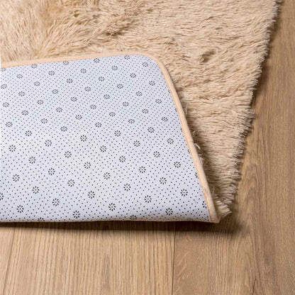 Shaggy Rug High Pile NAVARRA Beige 120x170 cm Polyester
