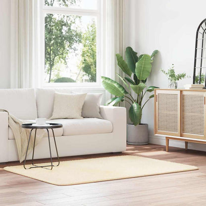 Shaggy Rug High Pile NAVARRA Cream 120x170 cm Polyester