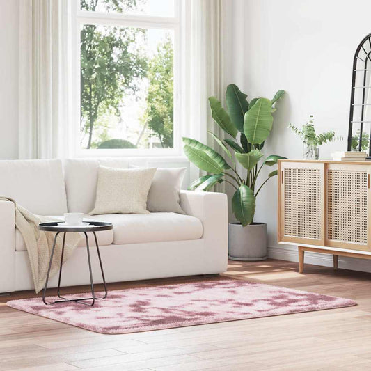 Shaggy Rug High Pile NAVARRA Dusty Pink 120x170 cm Polyester