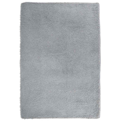 Shaggy Rug High Pile NAVARRA Light Grey 120x170 cm Polyester