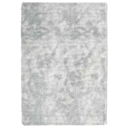 Shaggy Rug High Pile NAVARRA Silver Grey 120x170 cm Polyester