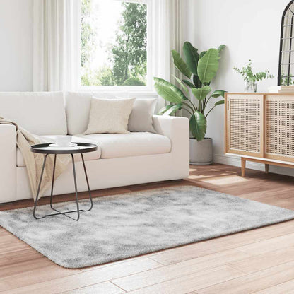Shaggy Rug High Pile NAVARRA Silver Grey 120x170 cm Polyester