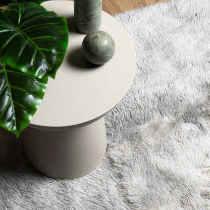 Shaggy Rug High Pile NAVARRA Silver Grey 120x170 cm Polyester