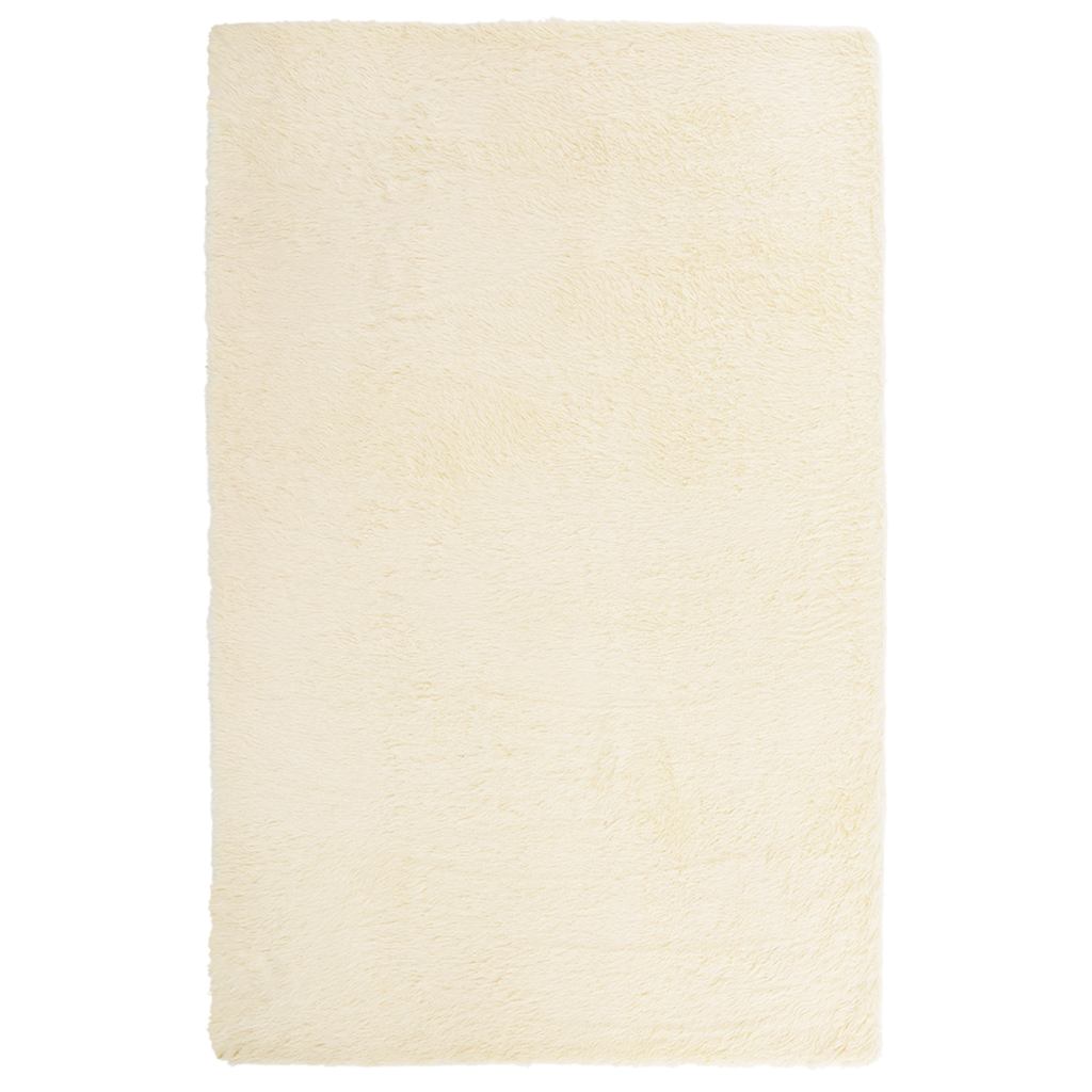 Shaggy Rug High Pile NAVARRA Cream 130x200 cm Polyester