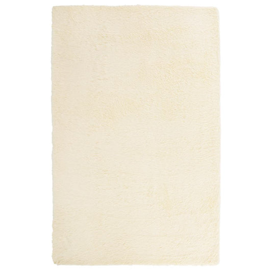 Shaggy Rug High Pile NAVARRA Cream 130x200 cm Polyester