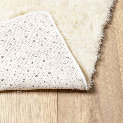 Shaggy Rug High Pile NAVARRA Cream 130x200 cm Polyester