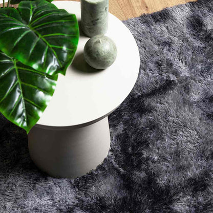 Shaggy Rug High Pile NAVARRA Dark Grey 130x200 cm Polyester