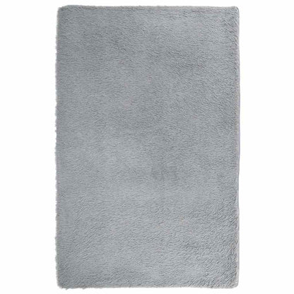 Shaggy Rug High Pile NAVARRA Light Grey 130x200 cm Polyester