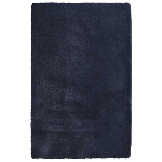 Shaggy Rug High Pile NAVARRA Navy 130x200 cm Polyester