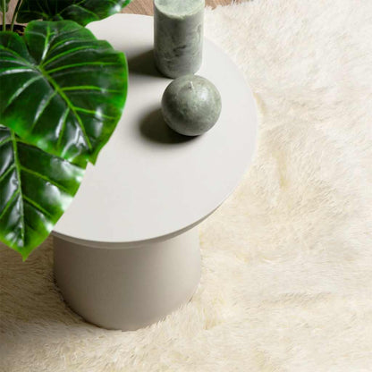 Shaggy Rug High Pile NAVARRA Cream 160x230 cm Polyester