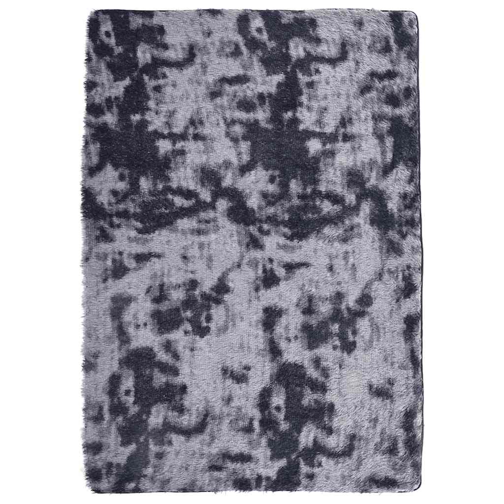 Shaggy Rug High Pile NAVARRA Dark Grey 160x230 cm Polyester