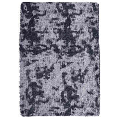 Shaggy Rug High Pile NAVARRA Dark Grey 160x230 cm Polyester