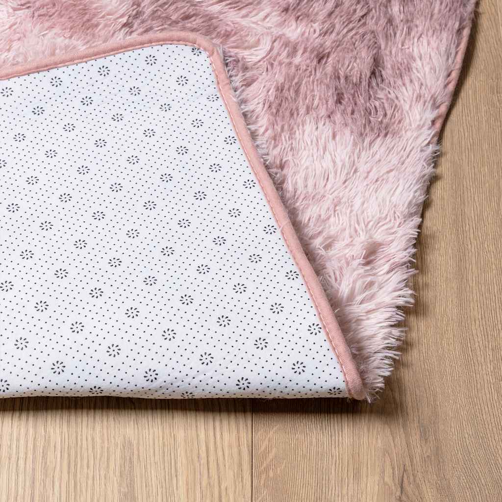 Shaggy Rug High Pile NAVARRA Dusty Pink 160x230 cm Polyester