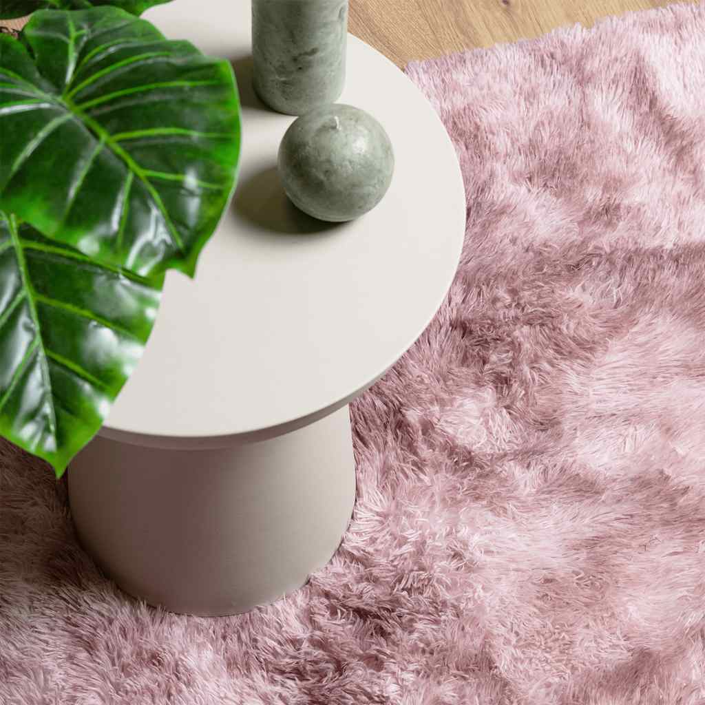 Shaggy Rug High Pile NAVARRA Dusty Pink 160x230 cm Polyester