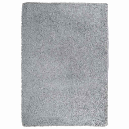 Shaggy Rug High Pile NAVARRA Light Grey 160x230 cm Polyester