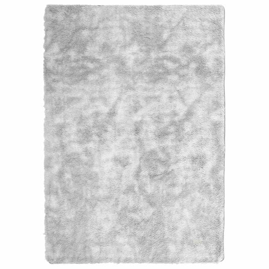 Shaggy Rug High Pile NAVARRA Silver Grey 160x230 cm Polyester