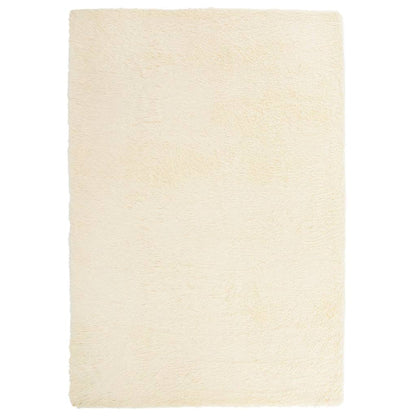 Shaggy Rug High Pile NAVARRA Cream 200x290 cm Polyester