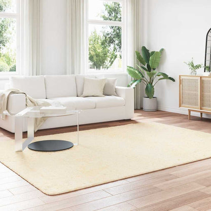 Shaggy Rug High Pile NAVARRA Cream 200x290 cm Polyester