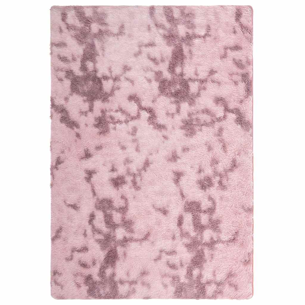 Shaggy Rug High Pile NAVARRA Dusty Pink 200x290 cm Polyester