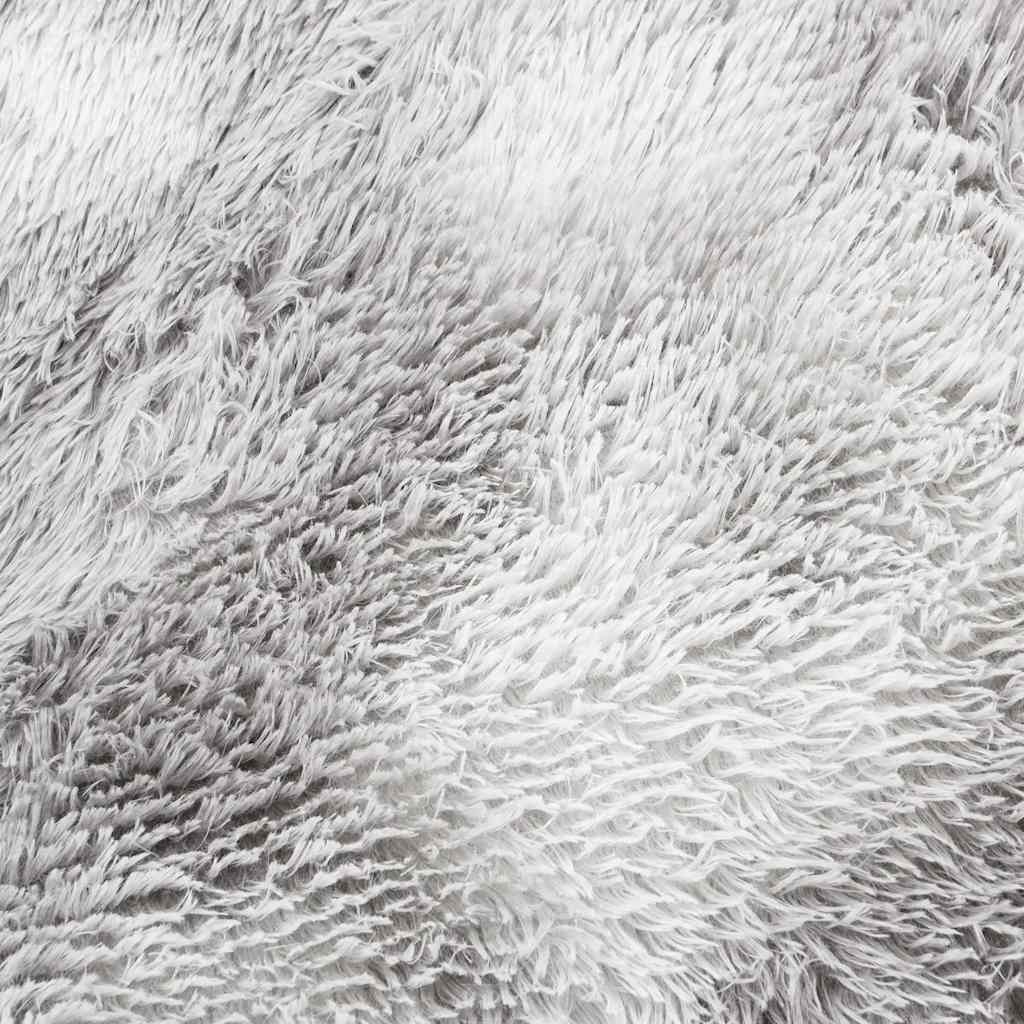 Shaggy Rug High Pile NAVARRA Silver Grey 200x290 cm Polyester