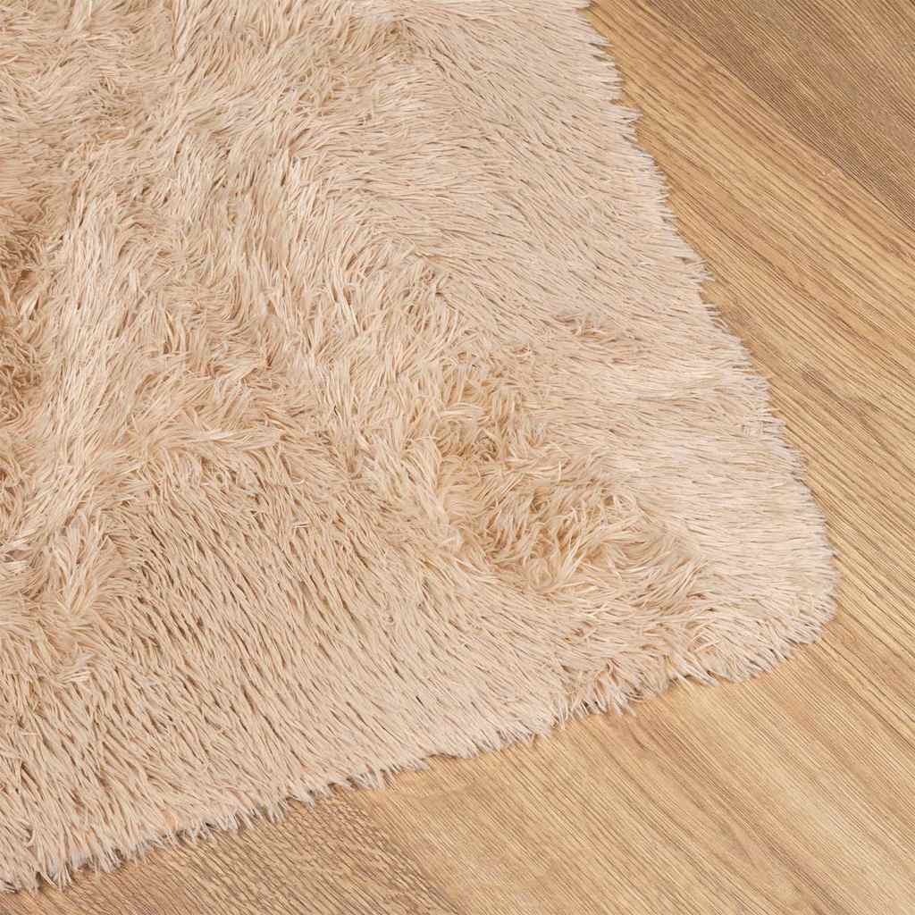 Shaggy Rug High Pile NAVARRA Beige 240x340 cm Polyester
