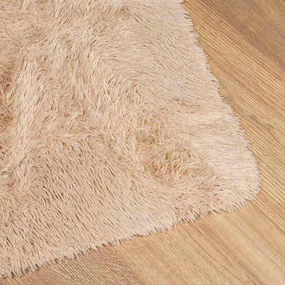 Shaggy Rug High Pile NAVARRA Beige 240x340 cm Polyester